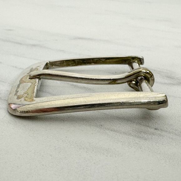 Dutyman Silver Tone Simple Basic Belt Buckle - Picture 5 of 10